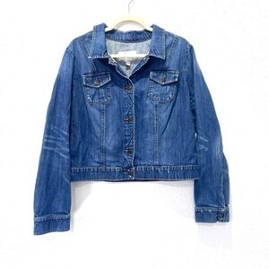 Old Navy Blue Jean Jacket Classic Style XL